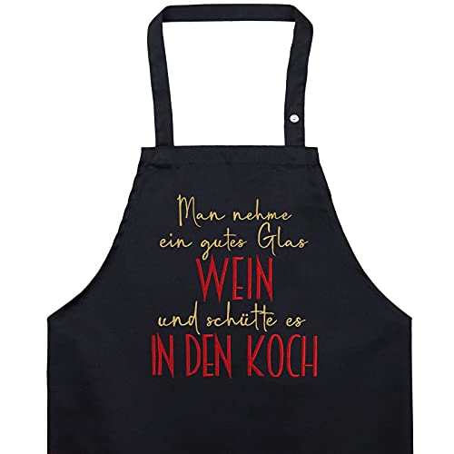Tablier de cuisine brodé de qualité supérieure avec lanière réglable mixte - 2