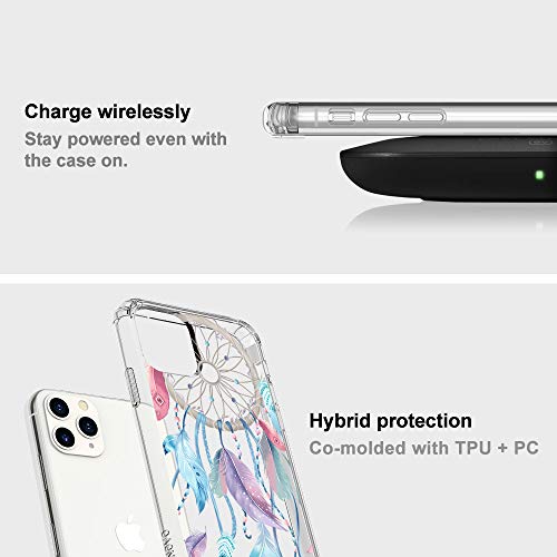 Mosnovo Compatible For Iphone 11 Pro Max Case, Clear Dream Catcher Pattern Print Design Girl Women With Transparent Tpu Bumper Protective Hard Back Case Cover For Iphone 11 Pro Max #TOP5