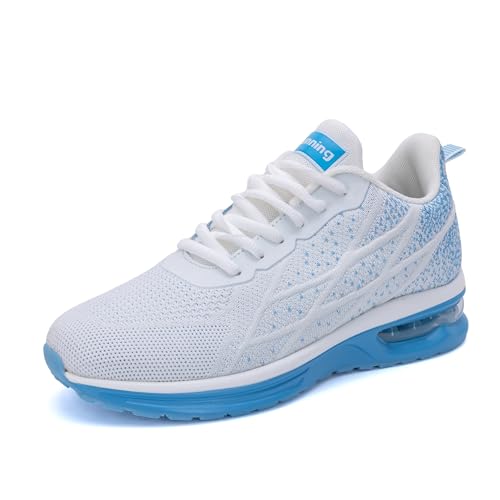 Image of Womens Slip On Tennis Sneakers Walking Running Shoes Easy to Wear