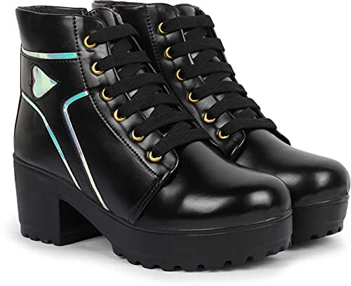 KRAFTER Womens Combat Boots