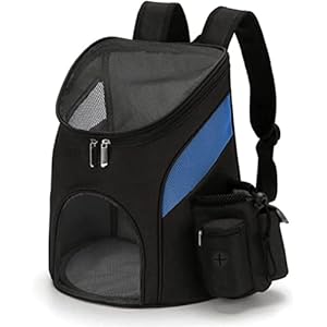 Draagbare Mesh Hondentas Ademend Pet Rugzak Outdoor Travel Pet Carrier Opvouwbaar Groot wangyiren93 (Color : A, Size : S 33 * 30 * 24cm)