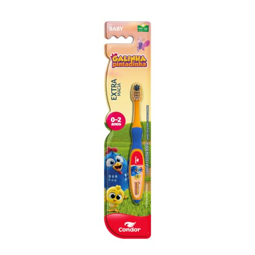 Escova Dental Baby Galinha Pintadinha 0 a 2 Anos Condor