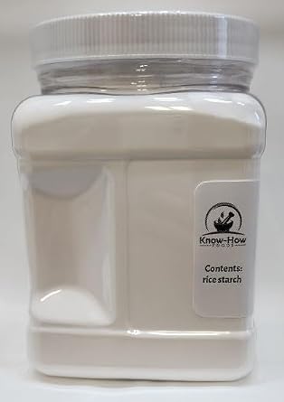 100% Pure Rice Starch - Home or Commercial Use (16 oz.)