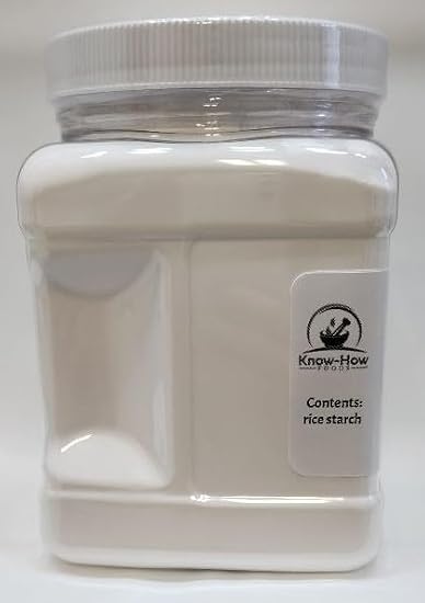 100% Pure Rice Starch - Home or Commercial Use (16 oz.)