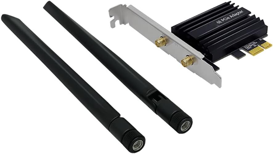 JMT AX210 WiFi6E (802.11ax) Wireless Network Card 2.4G/5G/6GHz Y10 Tri-Band Gigabit Built-in PCIE for Desktop