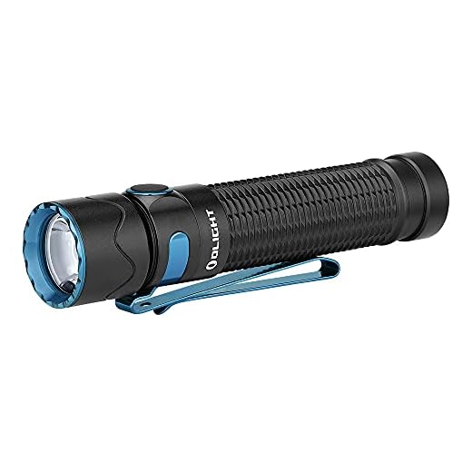 OLIGHT Warrior Mini 2 Tactical Torch 1750 Lumens Rechargeable LED Torch with Proximity Sensor and Dual Switch, Pocket Handheld Torches for Emergency Camping Outdoor Hiking (Black)
