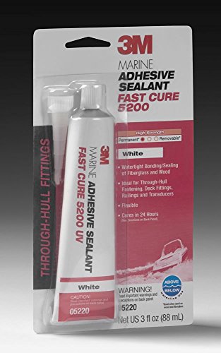 3M Marine Adhesive/Sealant Fast Cure 5200 3-Oz. Tube
