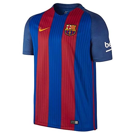 Nike Men´S FC Stadium Top Camiseta De La 1ª Equipación Fútbol Club Barcelona 2016-2017, Hombre, Azul/Rojo/Dorado, M