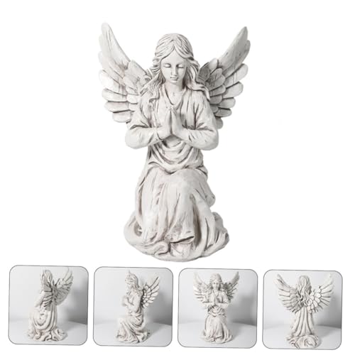 Statue Ange Résine pour sublimer votre bureau ou créer un havre de paix au jardin - 4