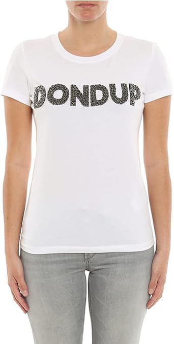 DONDUP Camiseta., blanco, M: Amazon.es: Ropa