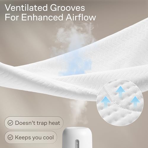 Image of Side-Shield Waterproof Mattress Protector King - 6-21 inch Deep Pocket with Leak-Proof Edge Protection - Noiseless & Cooling Soft-Touch Viscose Made from Bamboo - Machine Washable (White)