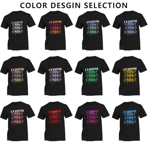 PSUNEY Personalizada Camisetas para Hombre/Mujer Diseña tu Propia Camiseta Añade tu Foto Texto Logotipo Cara Camisetas Personalizadas Divertidas Novio Novia Regalos de Cumpleaños