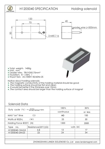 Électro-aimant puissant DC 12V 24V 150kg rectangulaire miniature