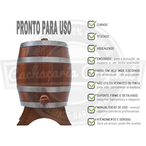 Barril de Bálsamo Vertical (em pé) - Prime/Luxo 2L(2000ml)