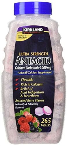 Kirkland Signature Berry Ultra Strength Antacid Calcium Carbonate (1000mg)
