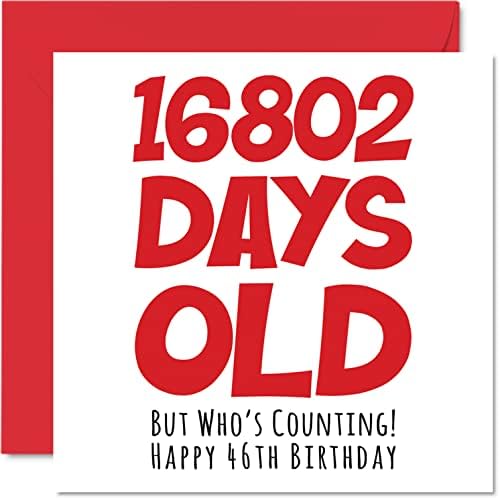 21st Birthday Card for Men Women Him Her - 7670 Days Old - Funny Adult Twenty-One Twenty-First Happy Birthday Card for Brother Sister Son Daughter Cousin, 145mm x 145mm Humour Joke Greeting Cards