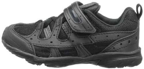 Tsukihoshi 3520 Speed Strap-Closure Machine Washable Child Sneaker Shoe With Wide Toe Box And Slip-Resistant, Non-Marking Outsole - Black/Noir, 10.5 Little Kid (4-8 Years) #TOP6
