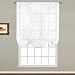 United Curtain Savannah Tie Up Shade, 40 by 63-Inch, Oyster