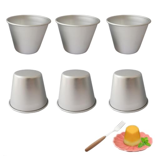 Recopilación de Moldes individuales para magdalenas . 48 Proshopping - Sartenes pequeñas para panecillos Yorkshire, moldes de aluminio para hornear, mini molde individual, vaso de brownie, molde para pudín para magdalenas, paquete de 6...
