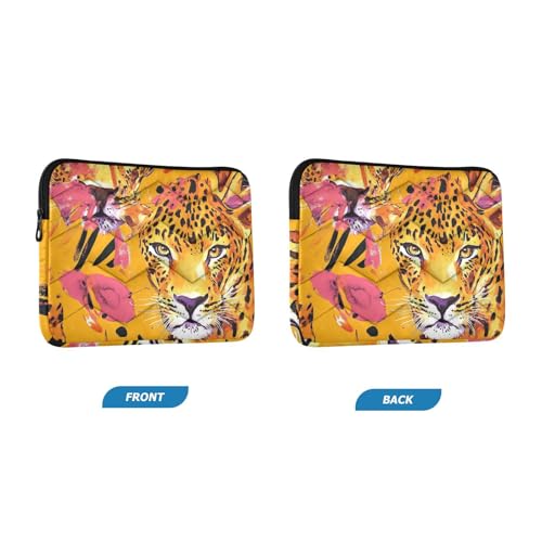 Funda liviana para laptop 13-14 pulgadas naranja tigres miniatura 2