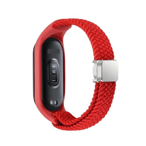 Sangle tressée Xiaomi Mi Band 8 KLVN en nylon élastique premium et fermoir aimanté durable