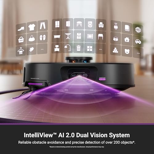 Image of Eureka J15 Max Ultra Self-Emptying Robot Vacuum Combo All-in-one, 22,000 Pa Suction 176℉ Hot Water Wash 131F Hot Air Dry Self-Cleaning Base Tray, Flex-Arm Mop Anti-Tangle RTCam AI Obstacle Avoidance