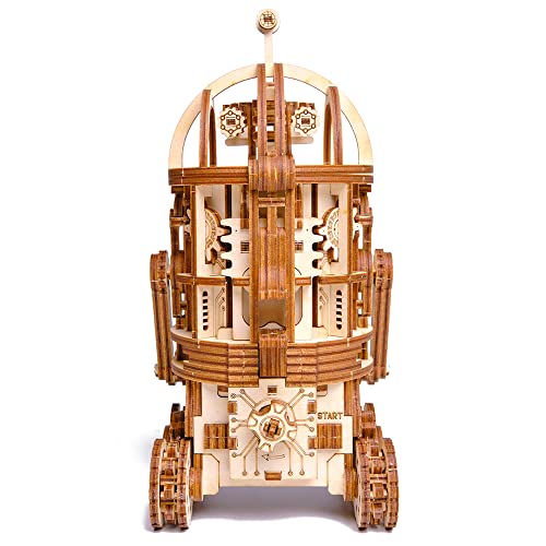 Wood Trick Space Junk Robot 3D Wooden Puzzles For Adults And Kids To Build - Rides Up To 13 Ft - 9.5X6.7 In - Model Kits thumb #7
