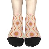 retro Men Ankle Socks Short for Mens Socks Mid Crew Socks Trendy Cotton No Show Socks Boy