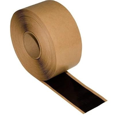 6" x 25' Roll Black EPDM Single Stick Flashing Tape