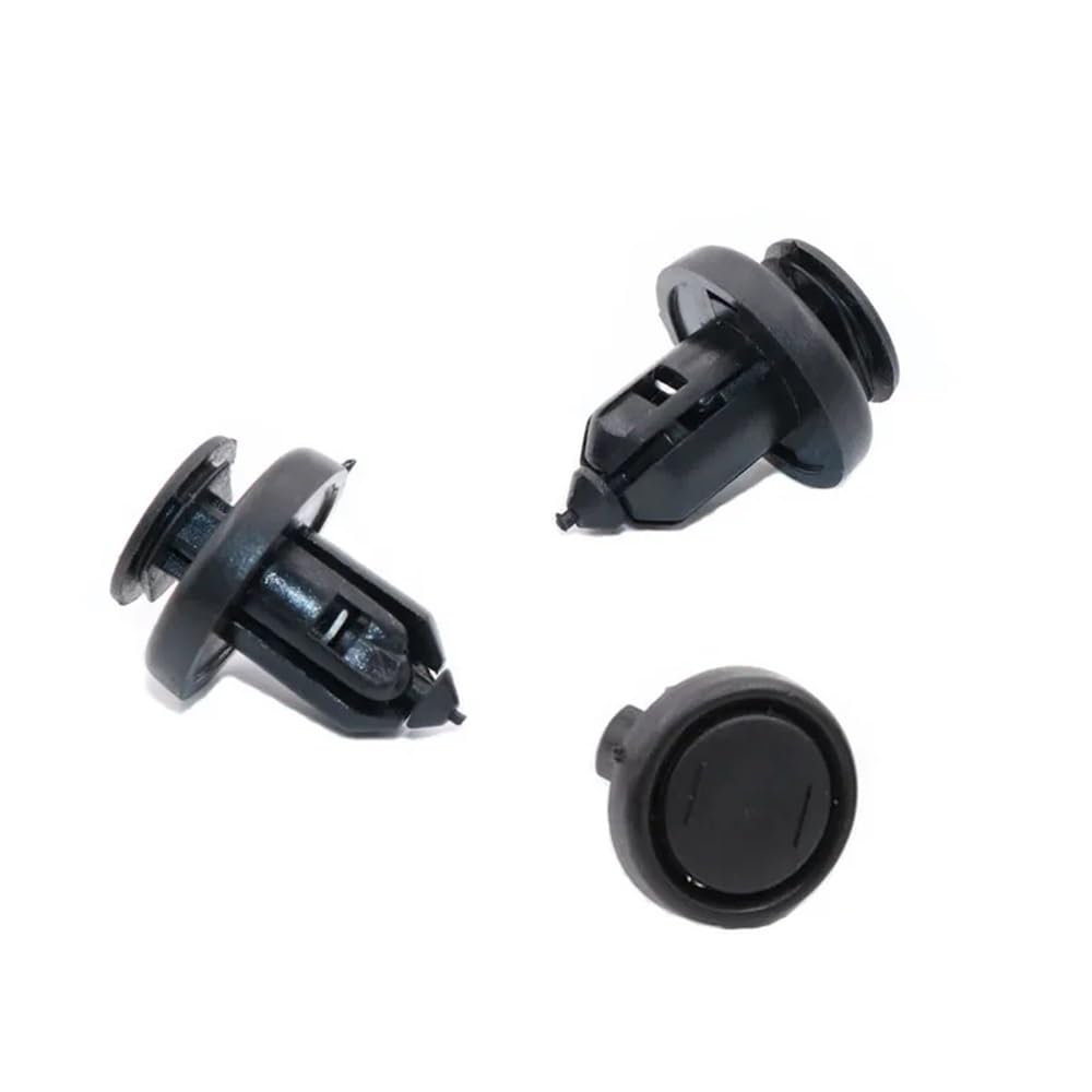 GLBMLMTHZP 10pcs Car Fender Fastener Clips Plastic 10mm Hole Bumper Retainer Rivet Clip Universal
