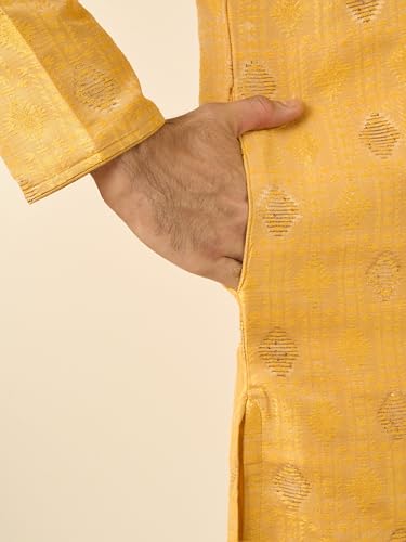 Image of DIWAS BY MANYAVAR Men's Brocade | Jacquard Weave Kurta (1pc)