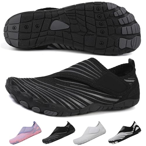 Image of Hike Barefoot Shoes Womens Men,Unisex Barefoot Water Shoes Breathable, Anti-Slip Hiking Footwear for Athletic Wide Toe Shoe Footwear for Hiking, Walking, Running, Yoga, and Water Sports