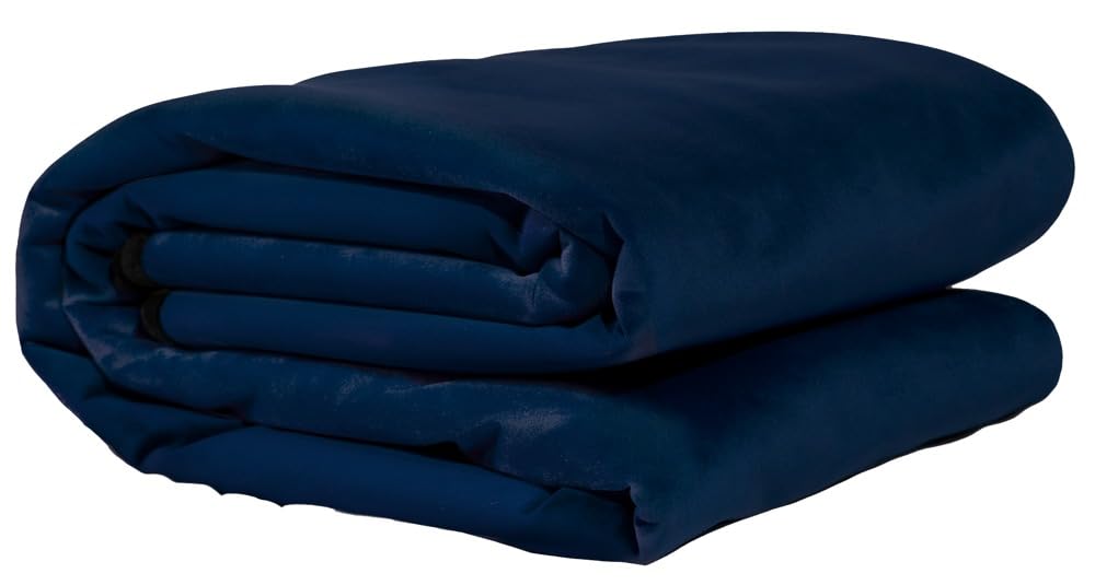 Liberator Fascinator Throw - Moisture-Proof Sensual Blanket, Mini Size, Microvelvet: Indigo