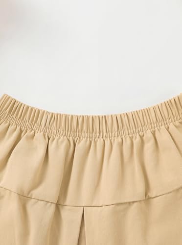 Image of Girls Pleated Skirts Cute Summer Graphic Casual Mini Tennis Skirts