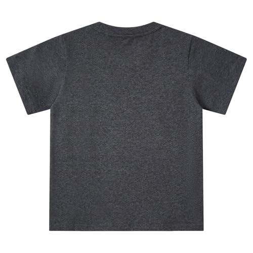 Funnycokid Toddler Boys Shirts Size 5 6 T-Shirts Kids Tops Tees Graphic Short Sleeve Gray Neon Cat 5-6 Years - image 4