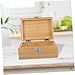 CALLARON Portable Cigar Box Humidor Compact Travel Case Lid Reusable Wood Storage for Protective Humidor for Outdoor Use for Cigar Enthusiasts