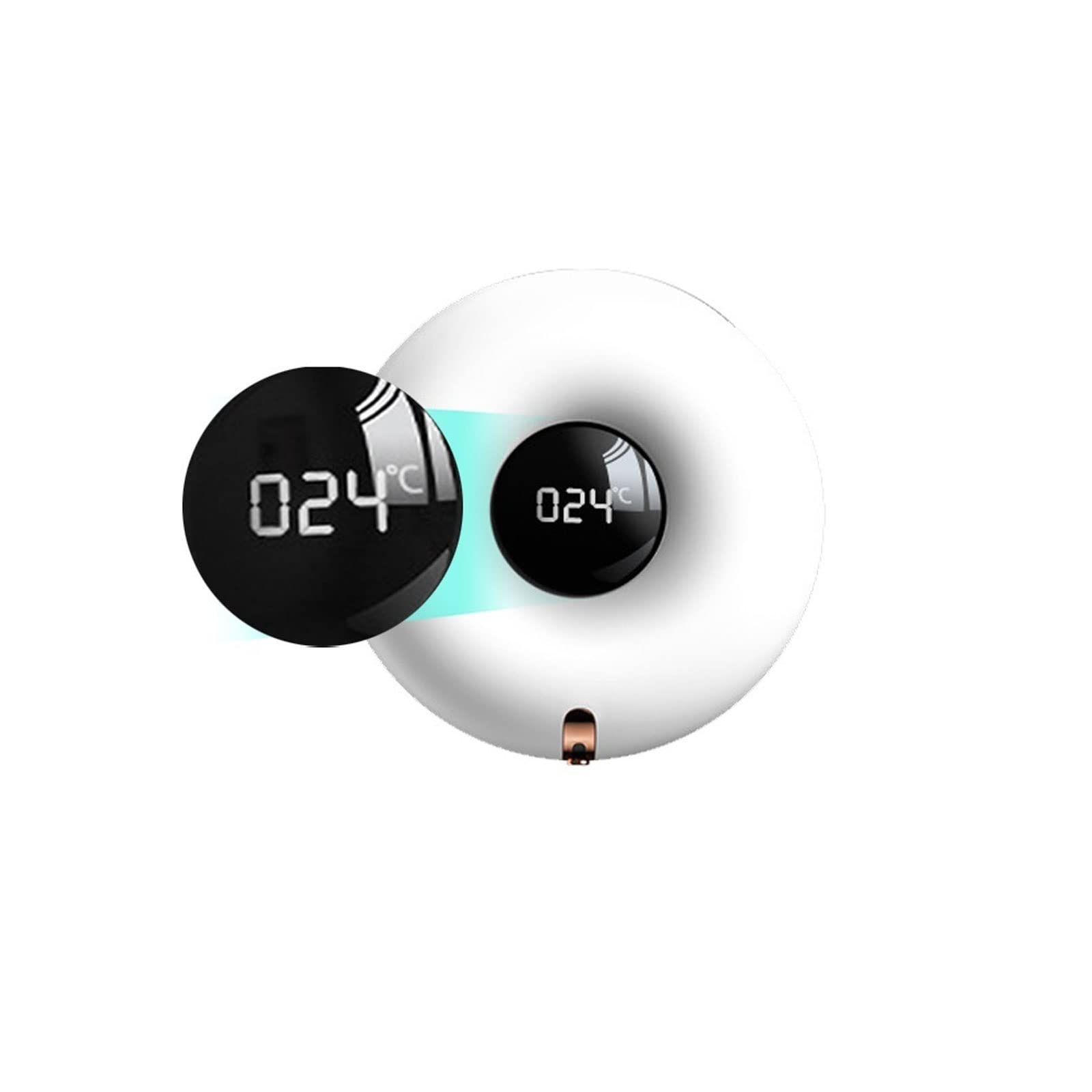 Dispensador de jabón automático de espuma para pared con pantalla digital