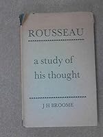 Rousseau : A Study of His Thought B0000CLO1Z Book Cover