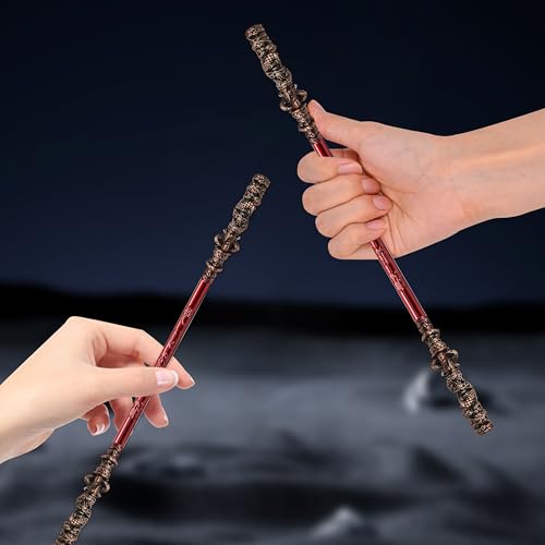 Trending Game Black Myth Desktop Decoration:The Monkey King-Sun Wukong Ruyi Jingu Bang(roo-ee Jing-goo bahng) Desktop Ornament(copper red), Game Collection, with a Complimentary Display Stand