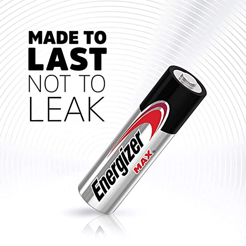 Image of Energizer Max Alkaline AA Batteries - Long-Lasting 1.5V Power, Leak-Proof Design, Pack of 4+2