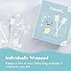 [40-Pack] Papablic Baby Tongue Cleaner, Upgrade Gum Cleaner with Paper Handle for Babies and Infants Ages 0-2 Years