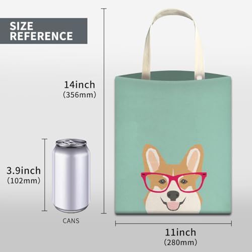 Image of Cute Car Trash Can, Organizer & Storage Bag, Holds 5L, Red Corgi Dog