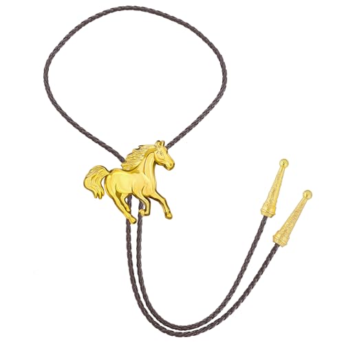 Image of Jeilwiy Bolo Tie for Men, Western Bolero Tie Cowboy Ties Native American Cowgirl Bolo Tie Accessories for Men Women