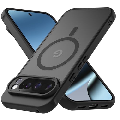 Image of Tobfit Magnetic Case for Google Pixel 10 Pro XL Phone Case, Soft-Touch, Shockproof, DustProof, Full Body Translucent Matte Back