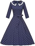 GownTown Womens Dresses 1950s Vintage Swing Stretchy Dresses