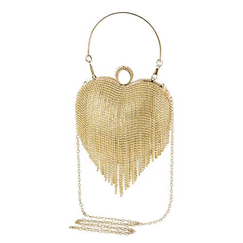 Linkidea Pochette da sera a forma di cuore, da