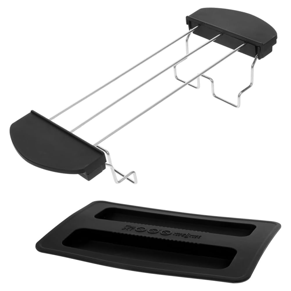 Couvercle de grille-pain polyvalent en silicone protège-four x2