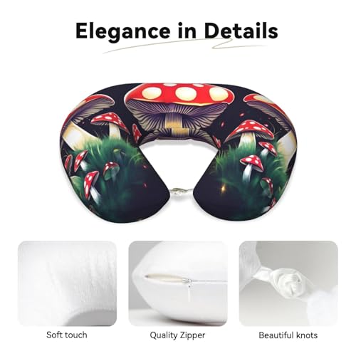 Almohada ergonómica de viaje con espuma viscoelástica miniatura 4