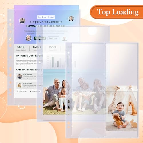 A4 Fotoalbum PU-Leder Portfolio mit austauschbaren Foto-Hüllen – 30 Seiten (drei Fächerausführungen, beidseitig nutzbar) – Wasserdichte Reißverschluss-Mappe für Fotos, Dokumente (Schwarz)