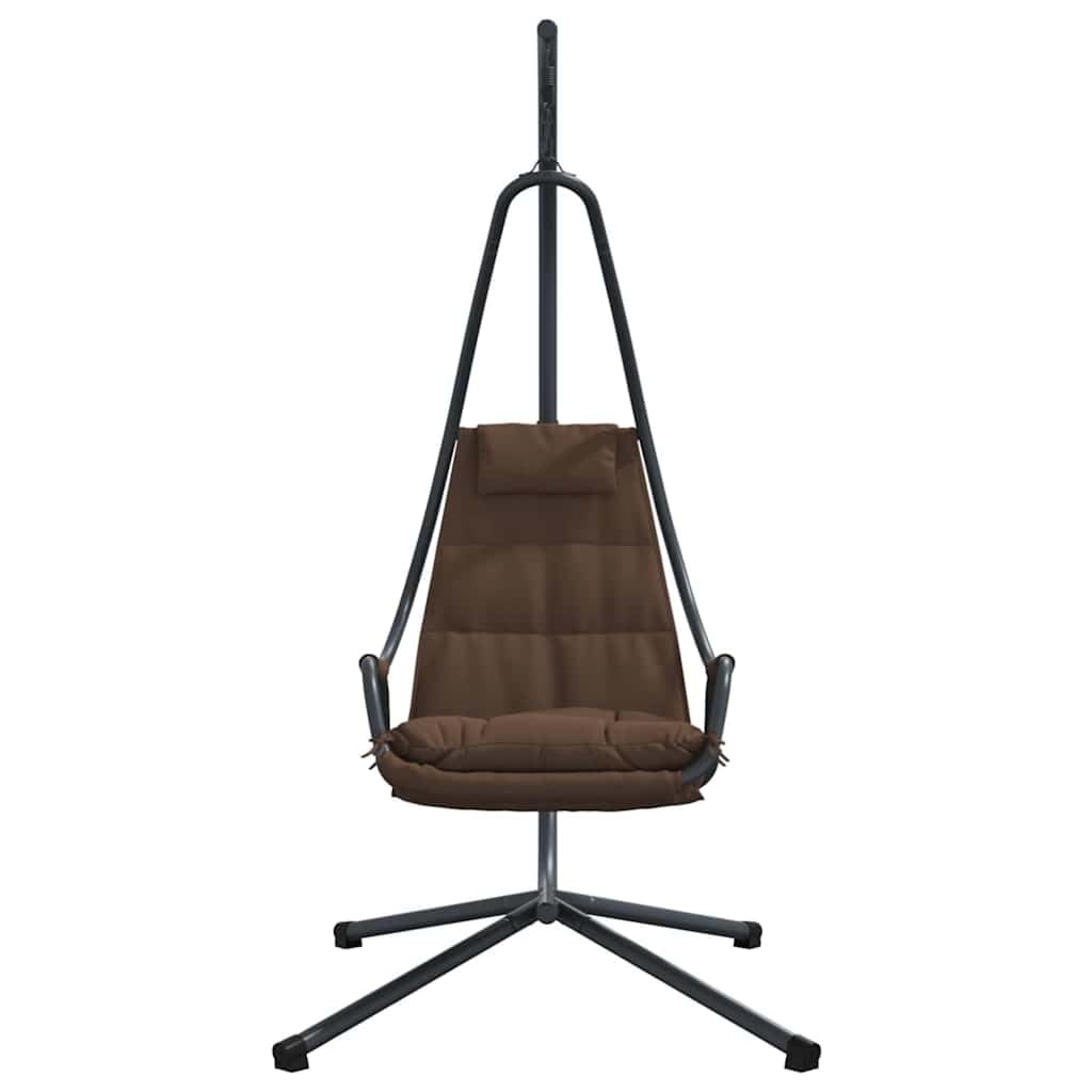 Genérico Silla Huevo Colgante Manual Café 94 x 107 x 196,5 cm Acero,Casa y jardín,Jardín,Artículos de Exterior,Balancines de jardín,Marrón,42003854